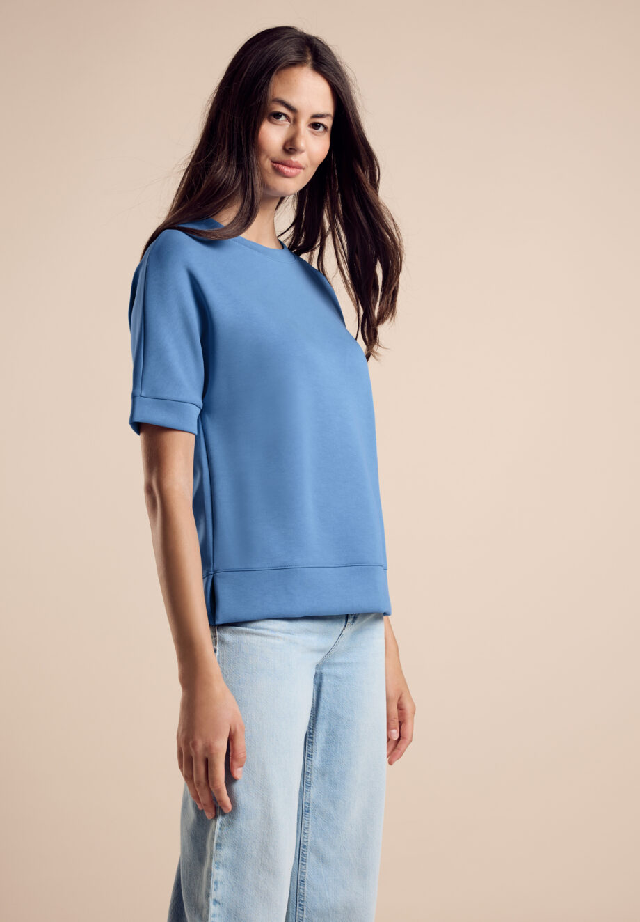 Street One - T-Shirt im Silk-Look