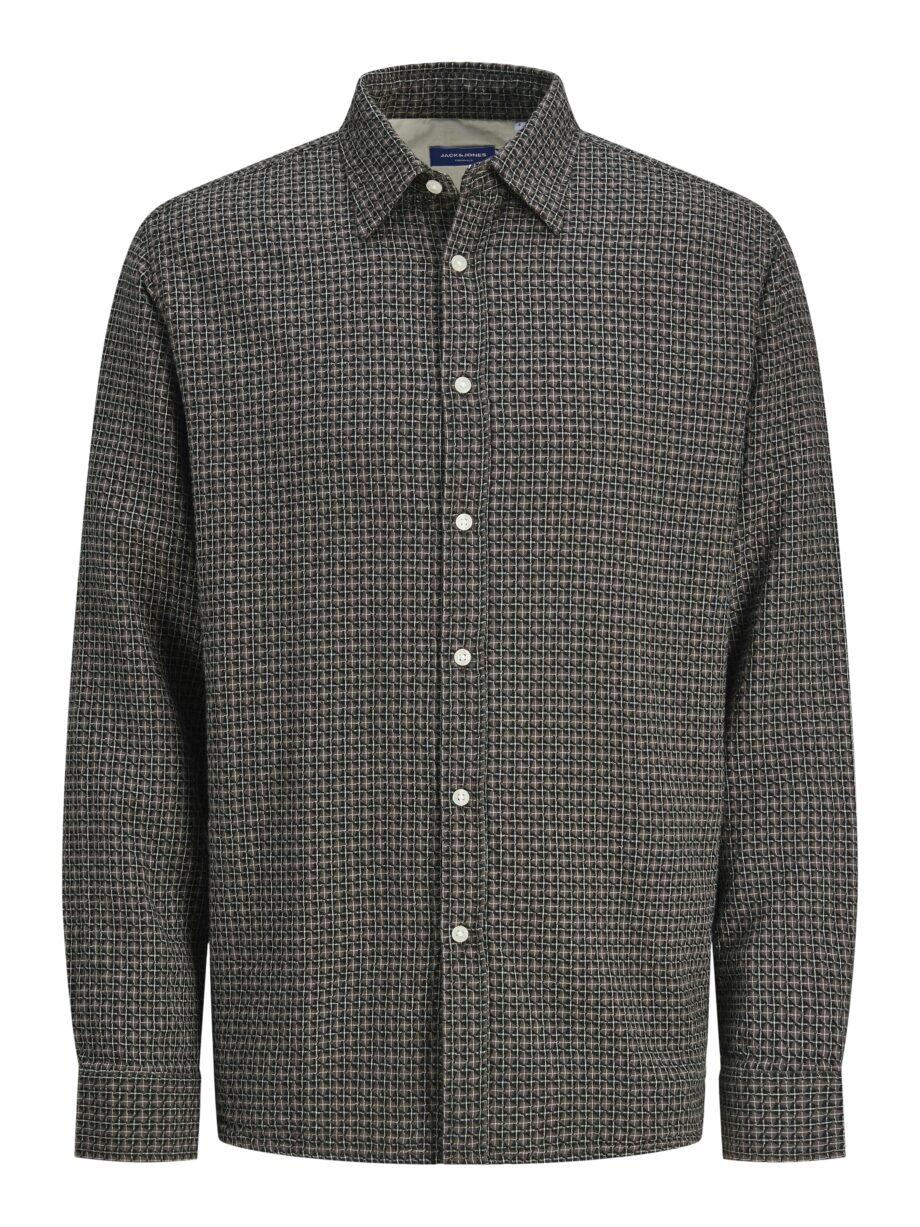 Jack & Jones - JORJOSHUA DOBBY CHECK SHIRT LS