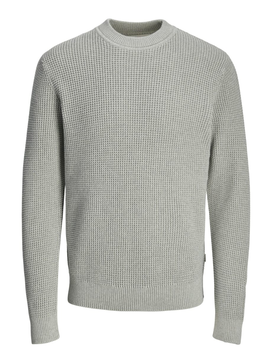 Jack & Jones - JPRCCVIGGO WAFFLE KNIT CREW NECK