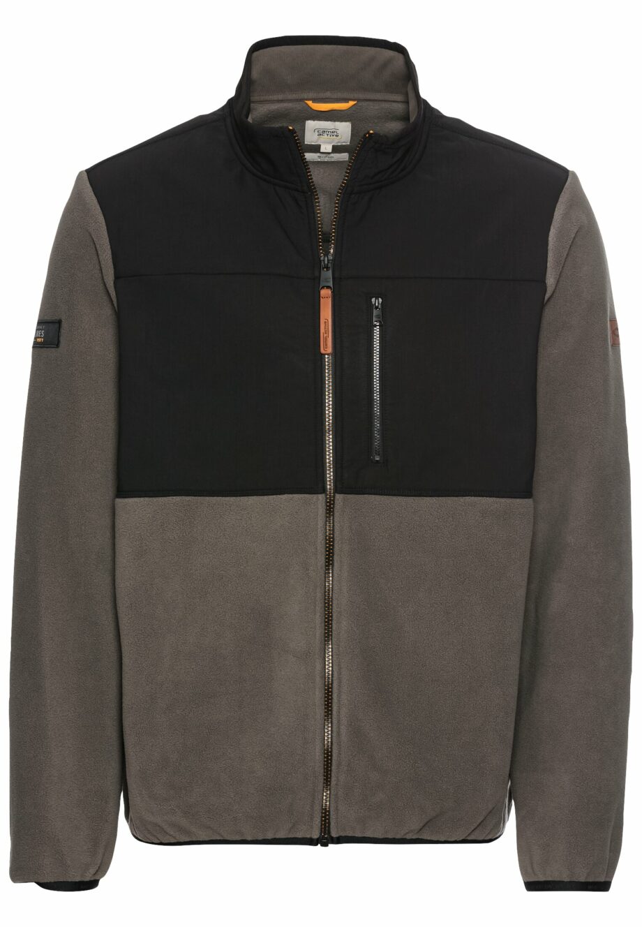Camel - Fleecejacke mit Stehkragen aus recyceltem Material