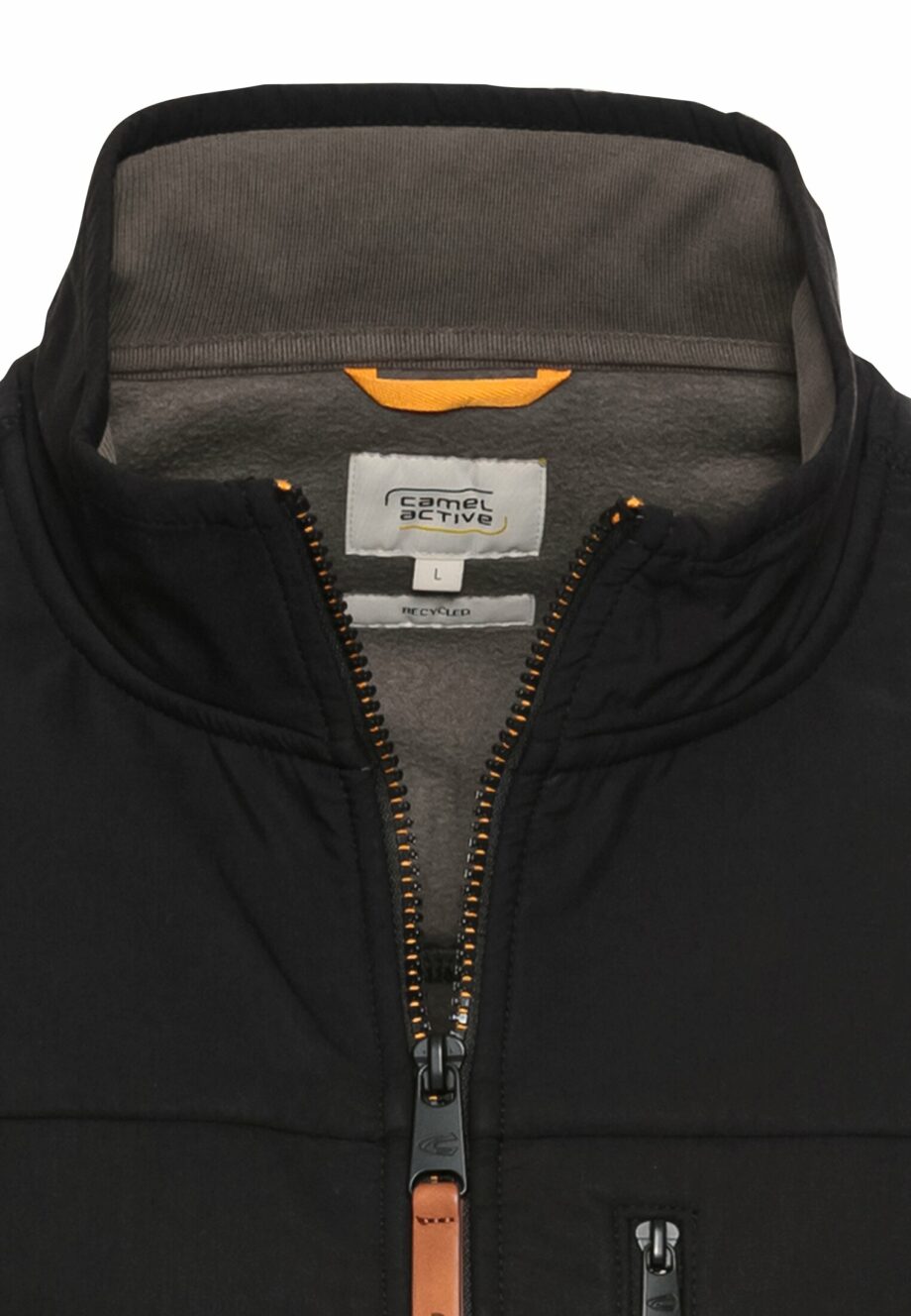 Camel - Fleecejacke mit Stehkragen aus recyceltem Material