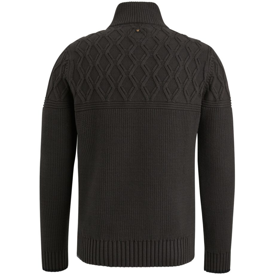PME - Half zip collar cotton mix yarn