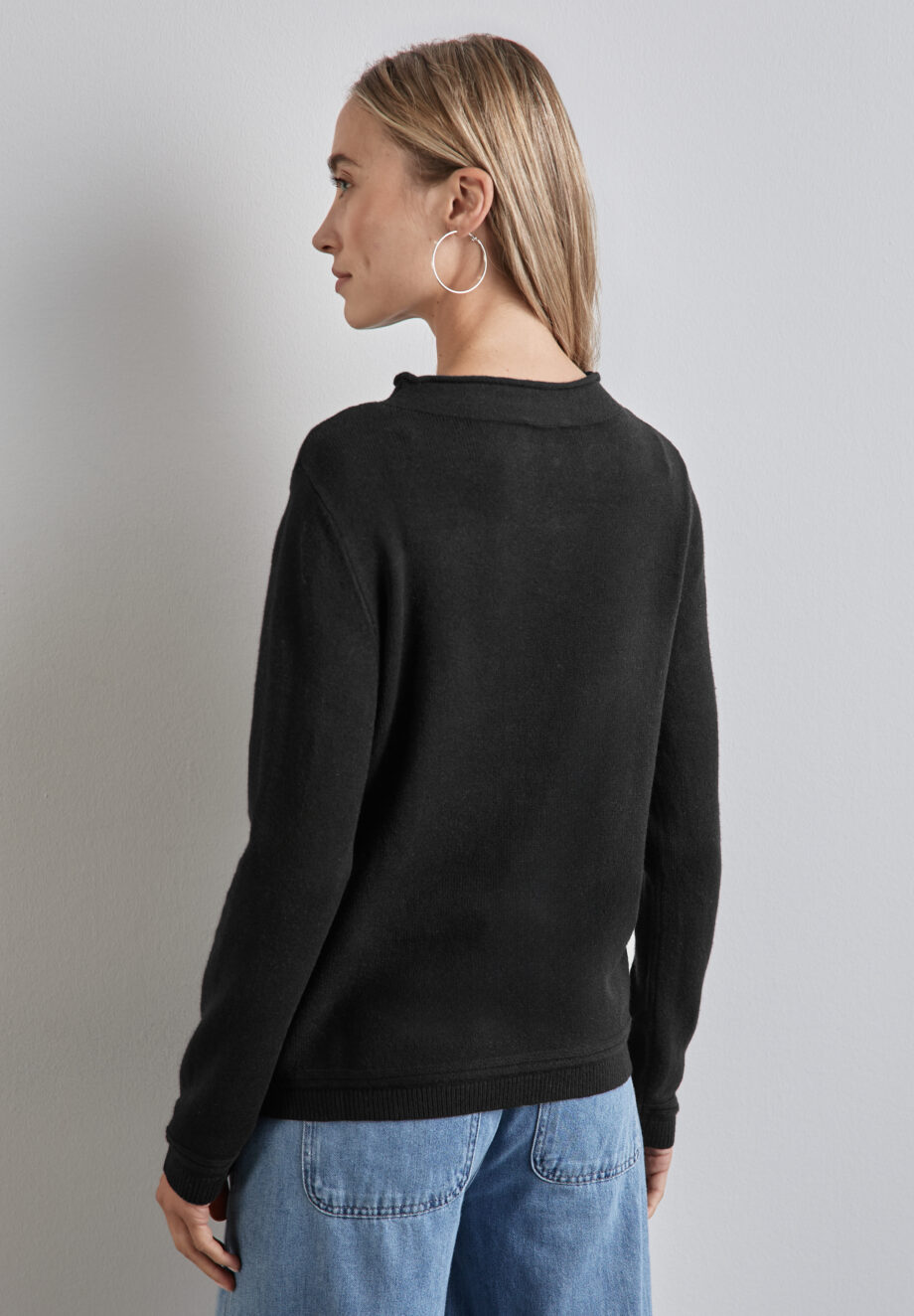 Street One - Pullover mit gerolltem Saum