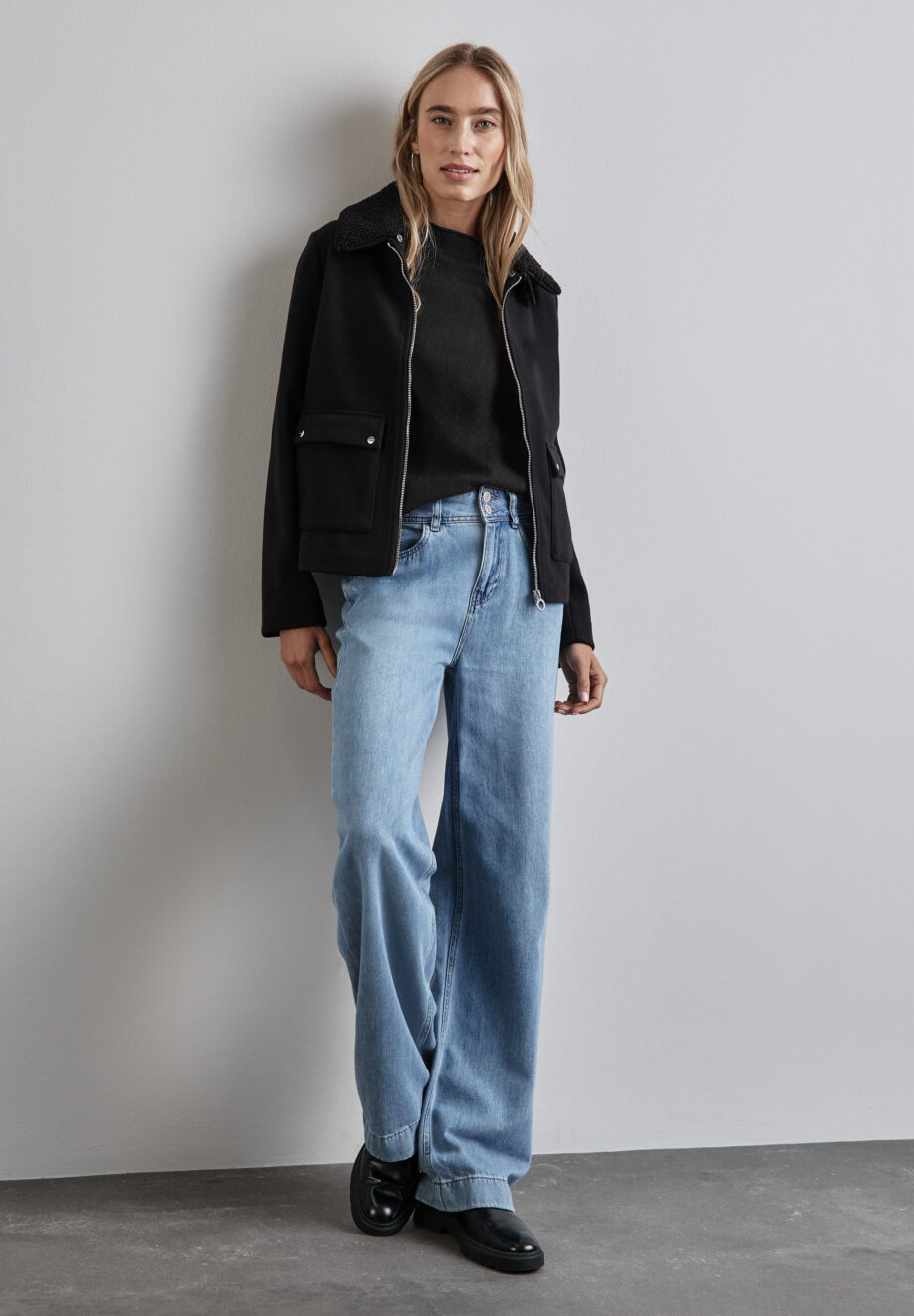 Street One - Pullover mit gerolltem Saum