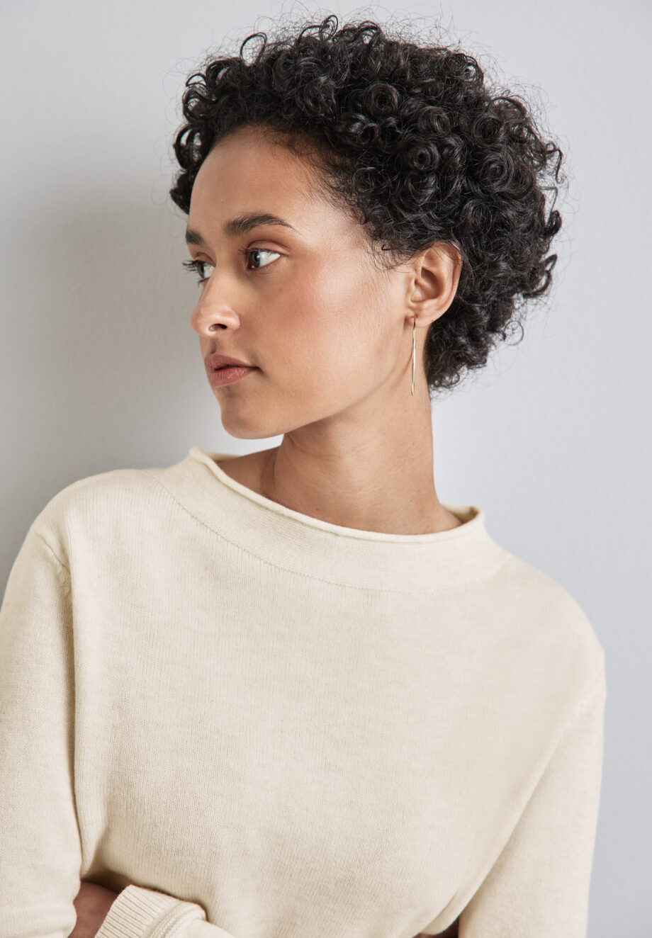 Street One - Pullover mit gerolltem Saum