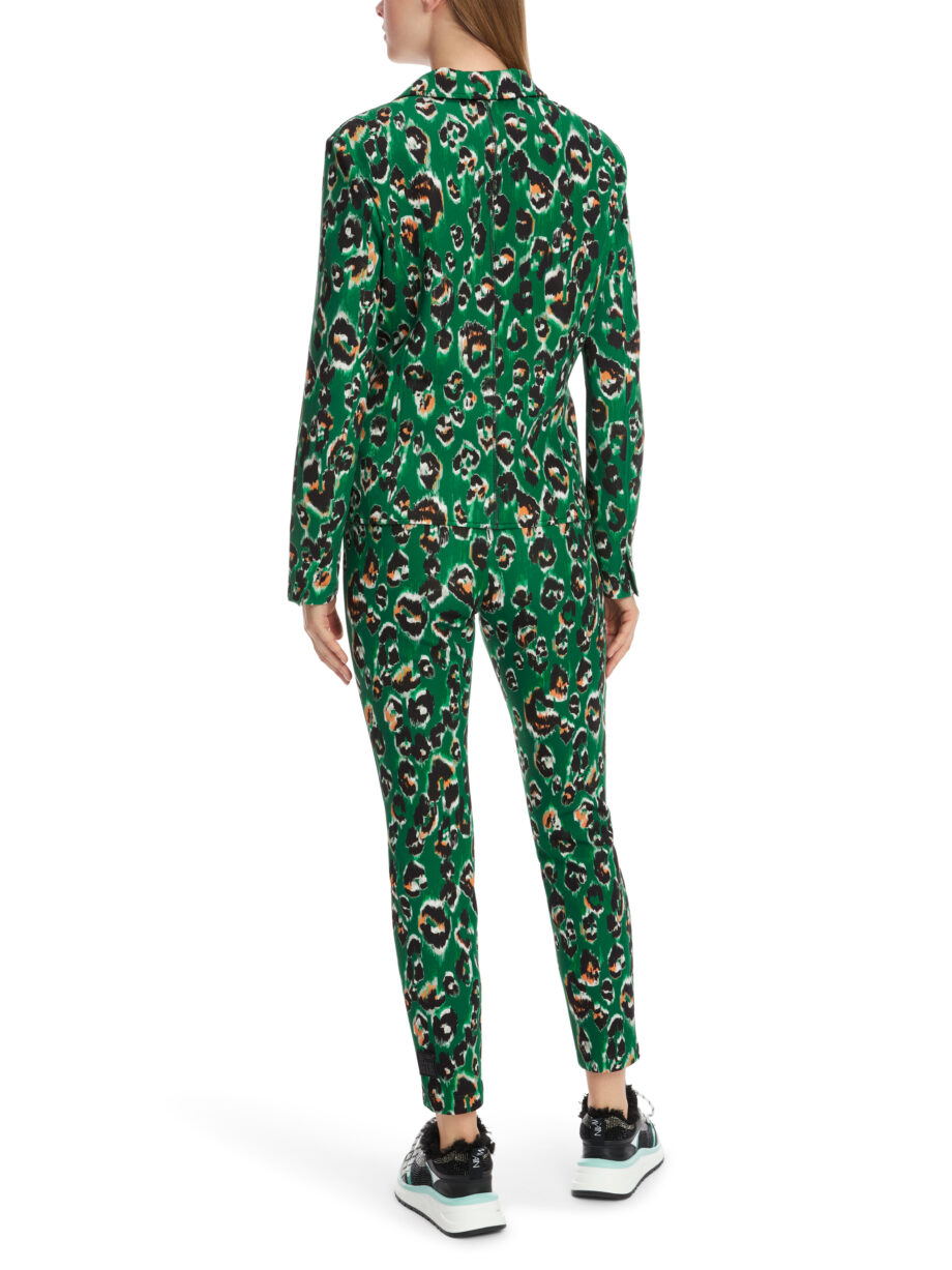 Marc Cain - Blazer im Greo-Print auf Scuba-Jersey