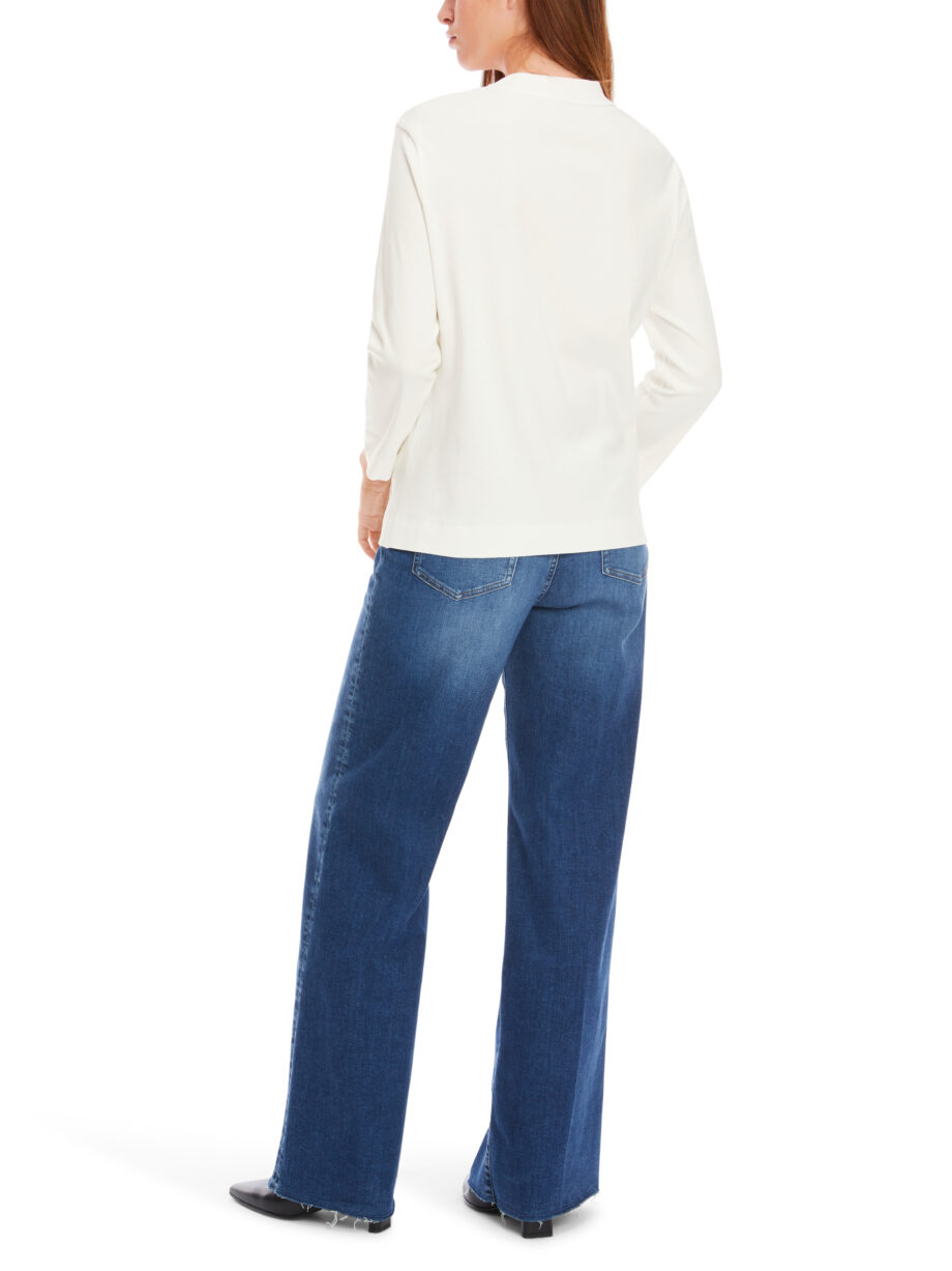 Marc Cain - T-Shirt aus reiner Baumwolle
