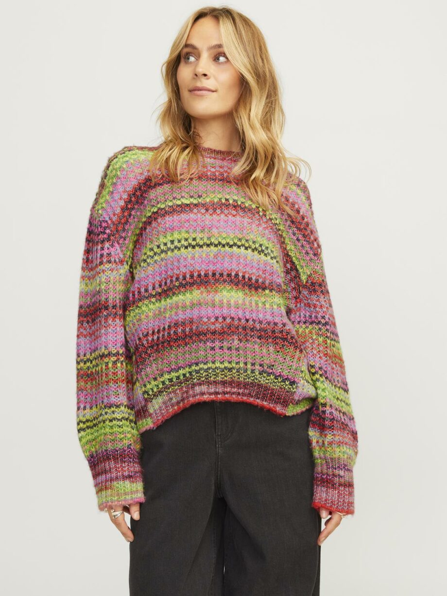 JJXX - JXSIMONE SPACE DYE CREW NECK KNIT SN