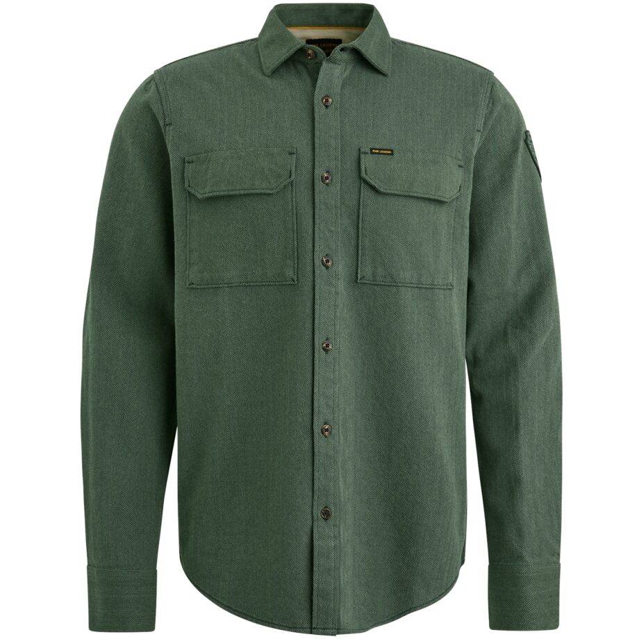 PME - Long Sleeve Shirt Flanel Herringbone weave