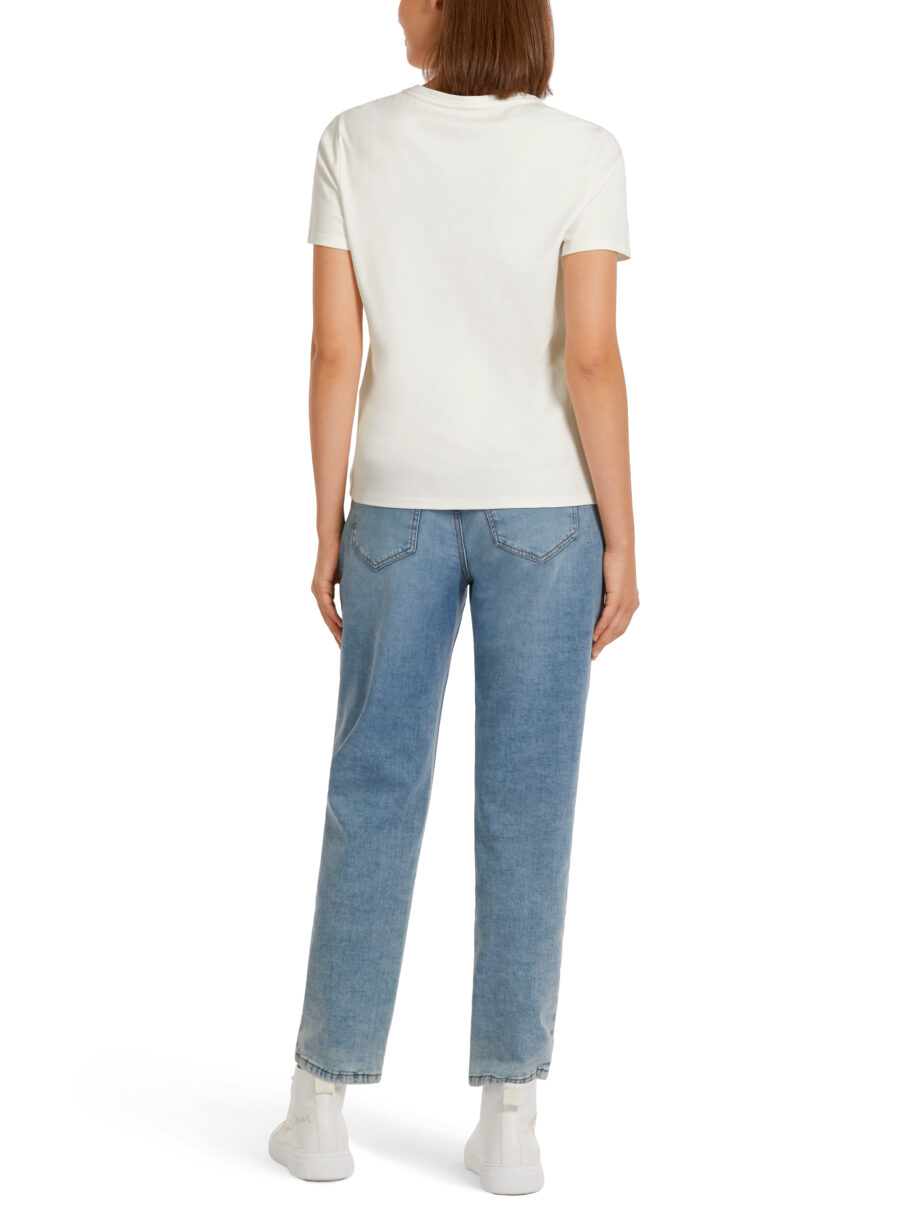 Marc Cain - T-Shirt mit Leo-Print und Strassdetails