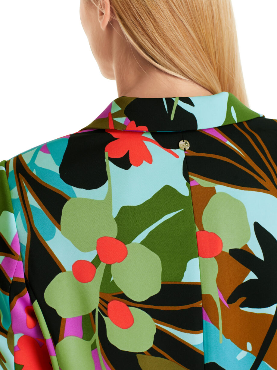 Marc Cain - Blazer im bunten Blatt-Dessin