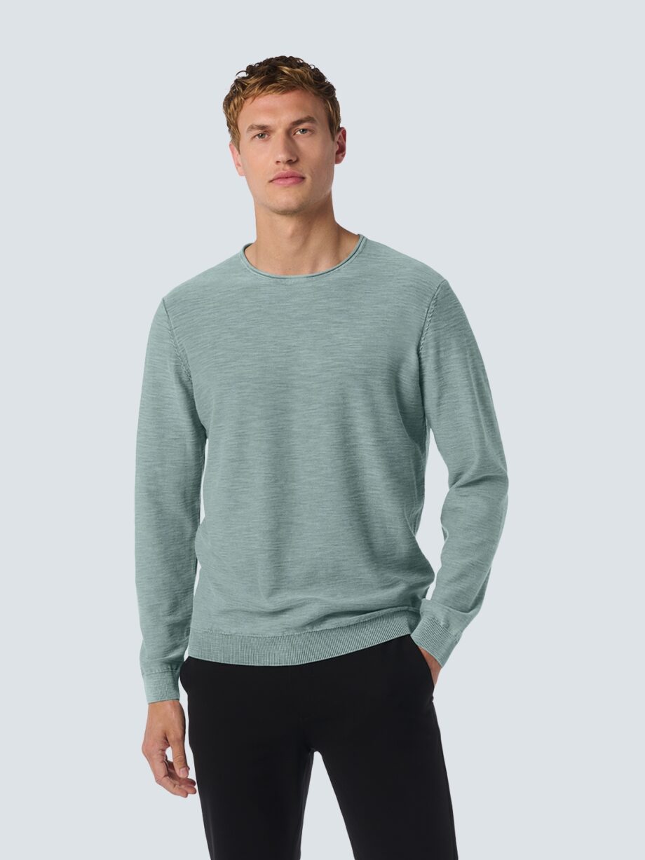 NO EXCESS - Pullover Crewneck Garment Dyed + Stone Washed