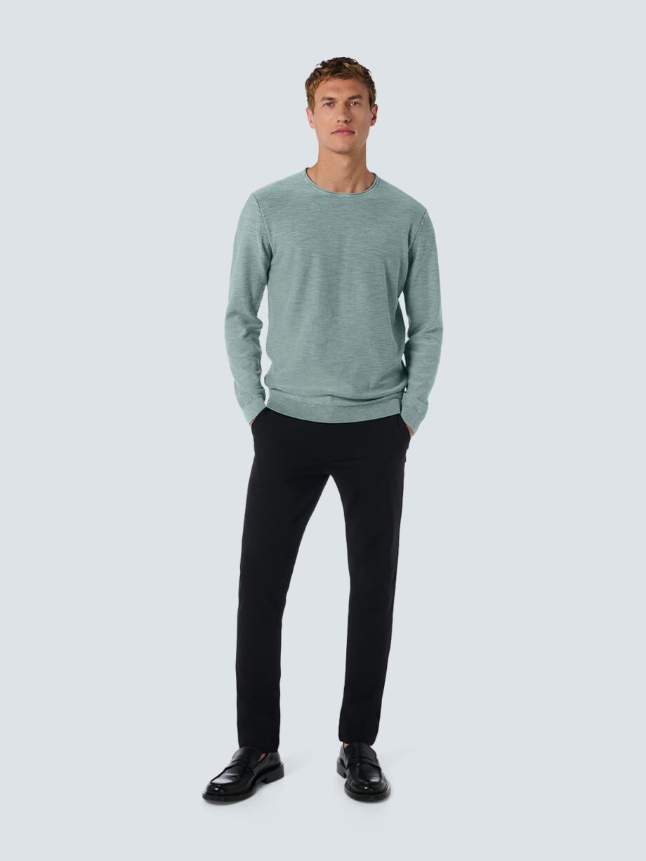 NO EXCESS - Pullover Crewneck Garment Dyed + Stone Washed