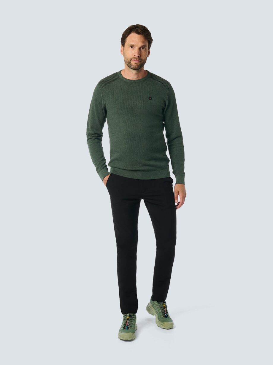 NO EXCESS - Pullover Crewneck 2 Coloured Jacquard