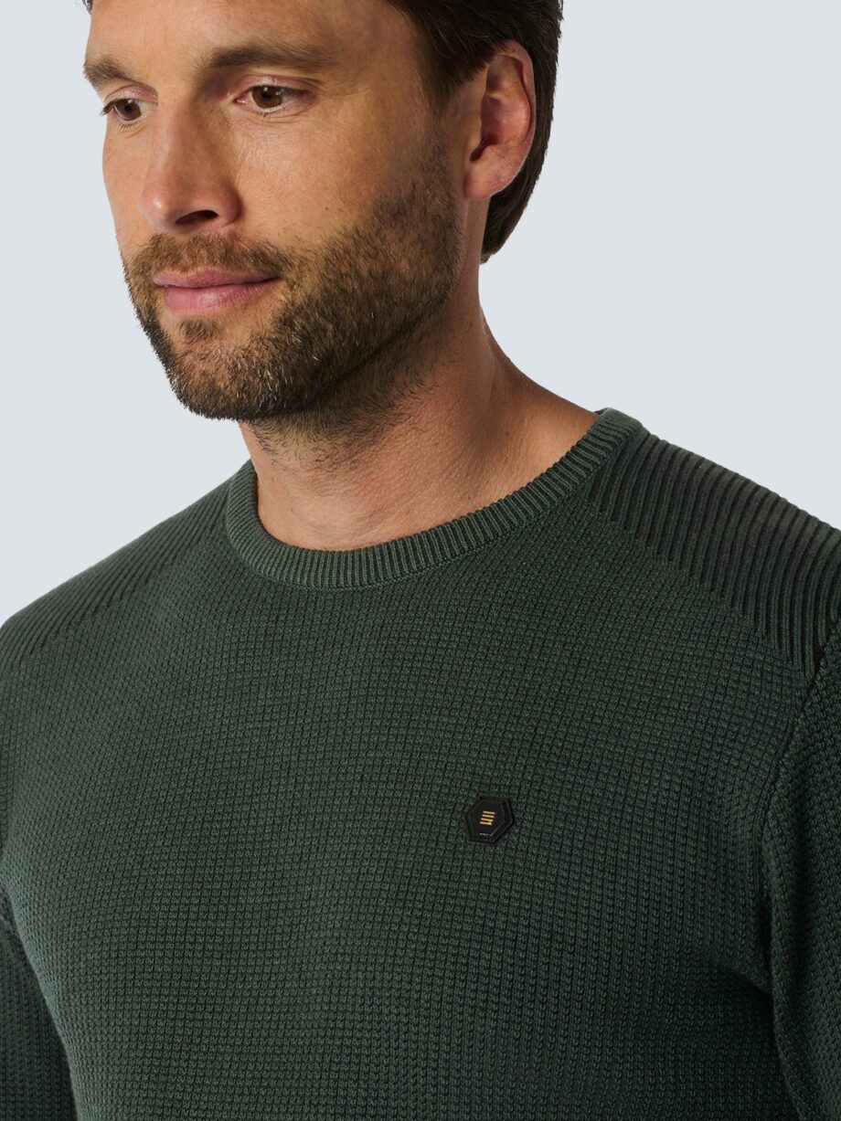 NO EXCESS - Pullover Crewneck 2 Coloured Jacquard