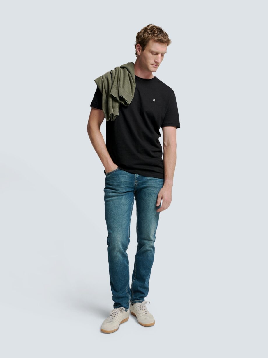 NO EXCESS - T-Shirt Crewneck Slub
