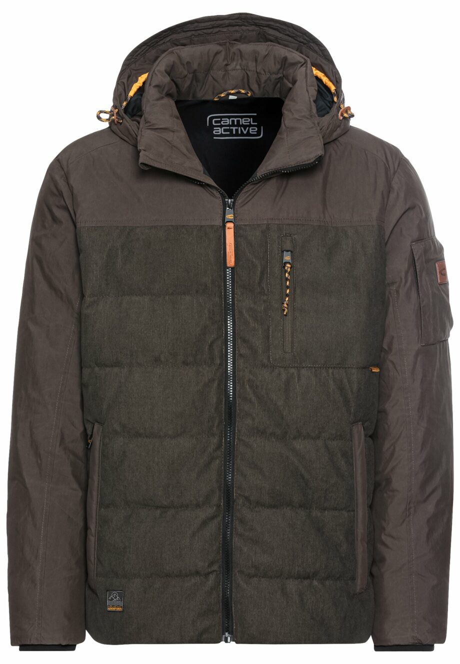 Camel Bültel - Stepp-Blouson mit abnehmbarer Kapuze