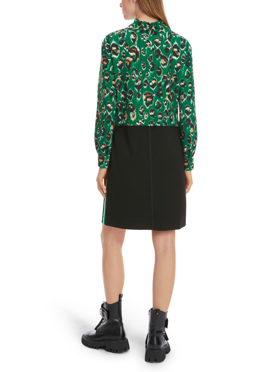 Marc Cain - Kleid mit Greo-Print auf Scuba-Jersey