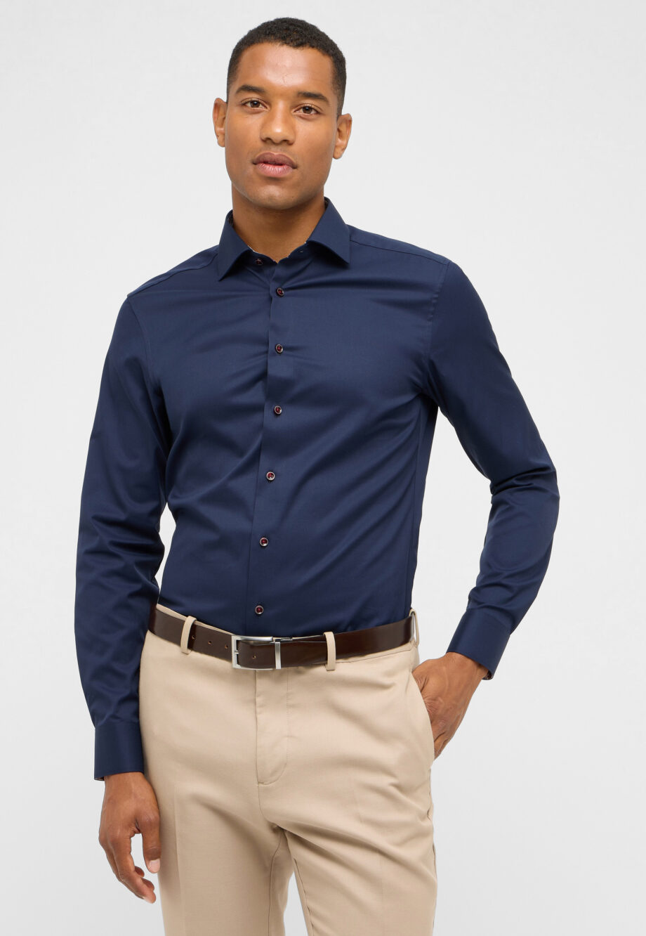 Eterna - Cover Shirt Twill Langarm