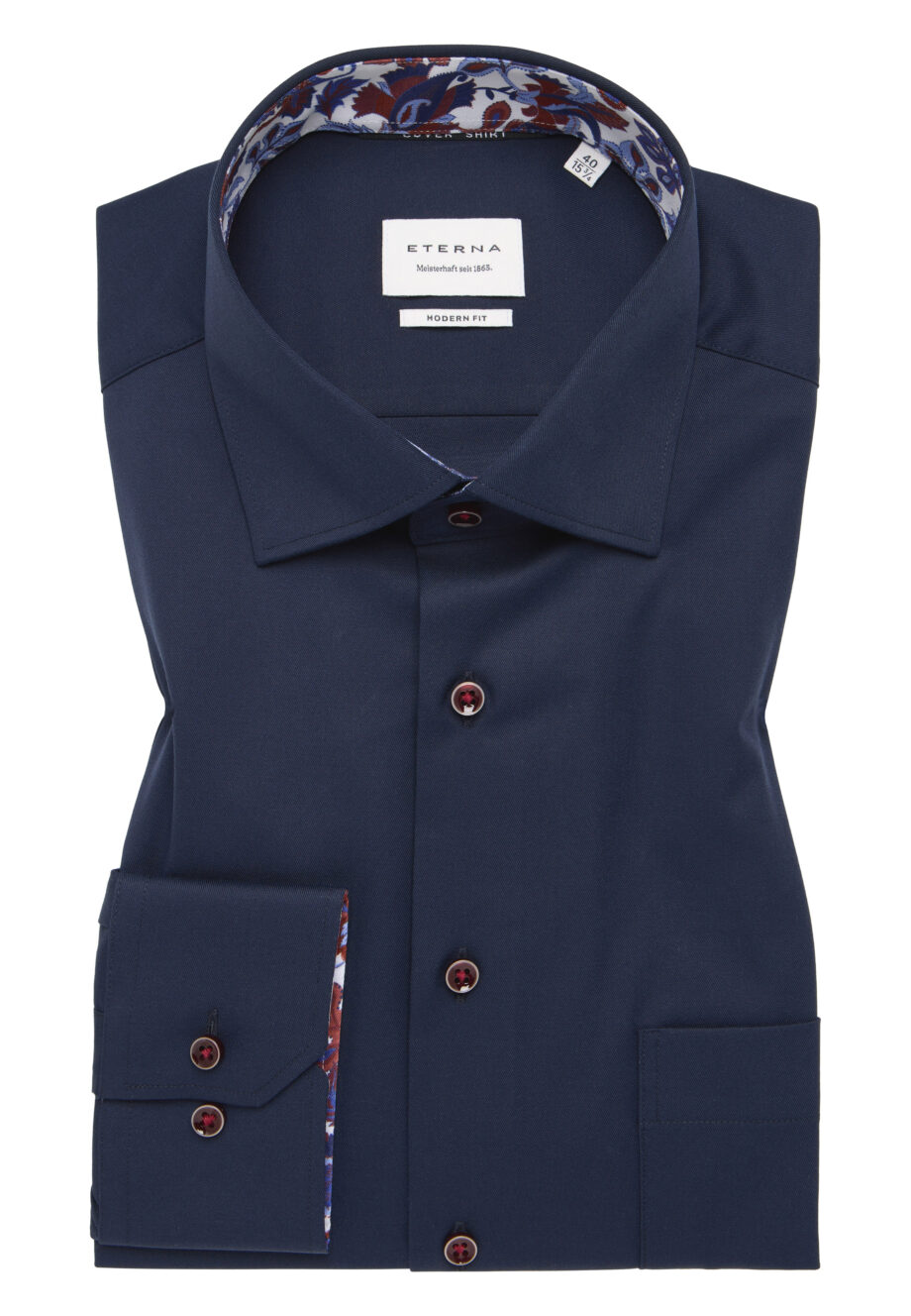Eterna - Cover Shirt Twill Langarm