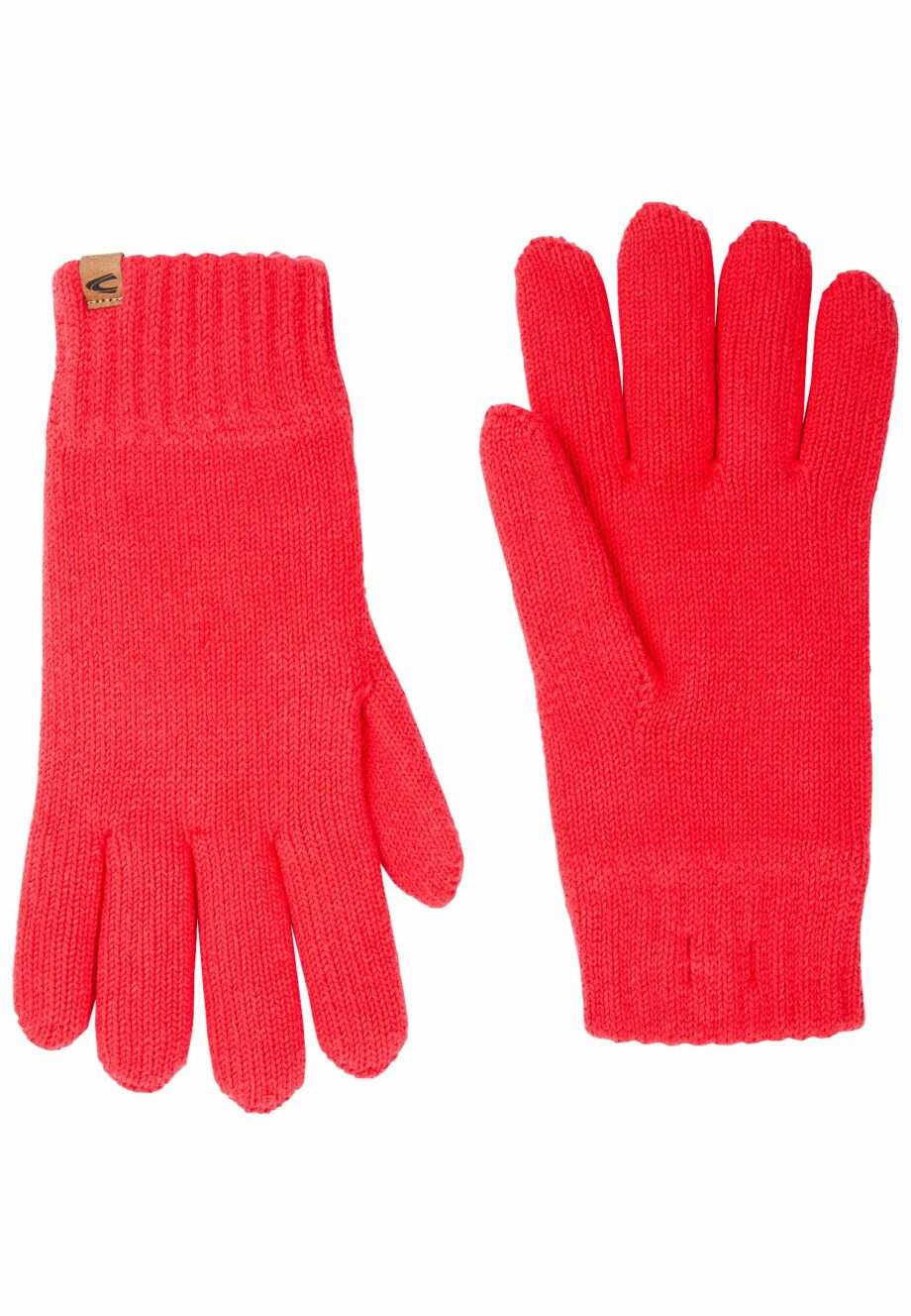 Camel - Strickhandschuhe aus einem Baumwoll-Kaschmir-Mix