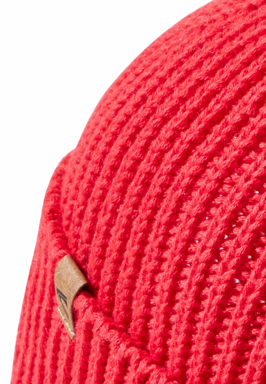 Camel - Strick-Beanie aus reiner Baumwolle