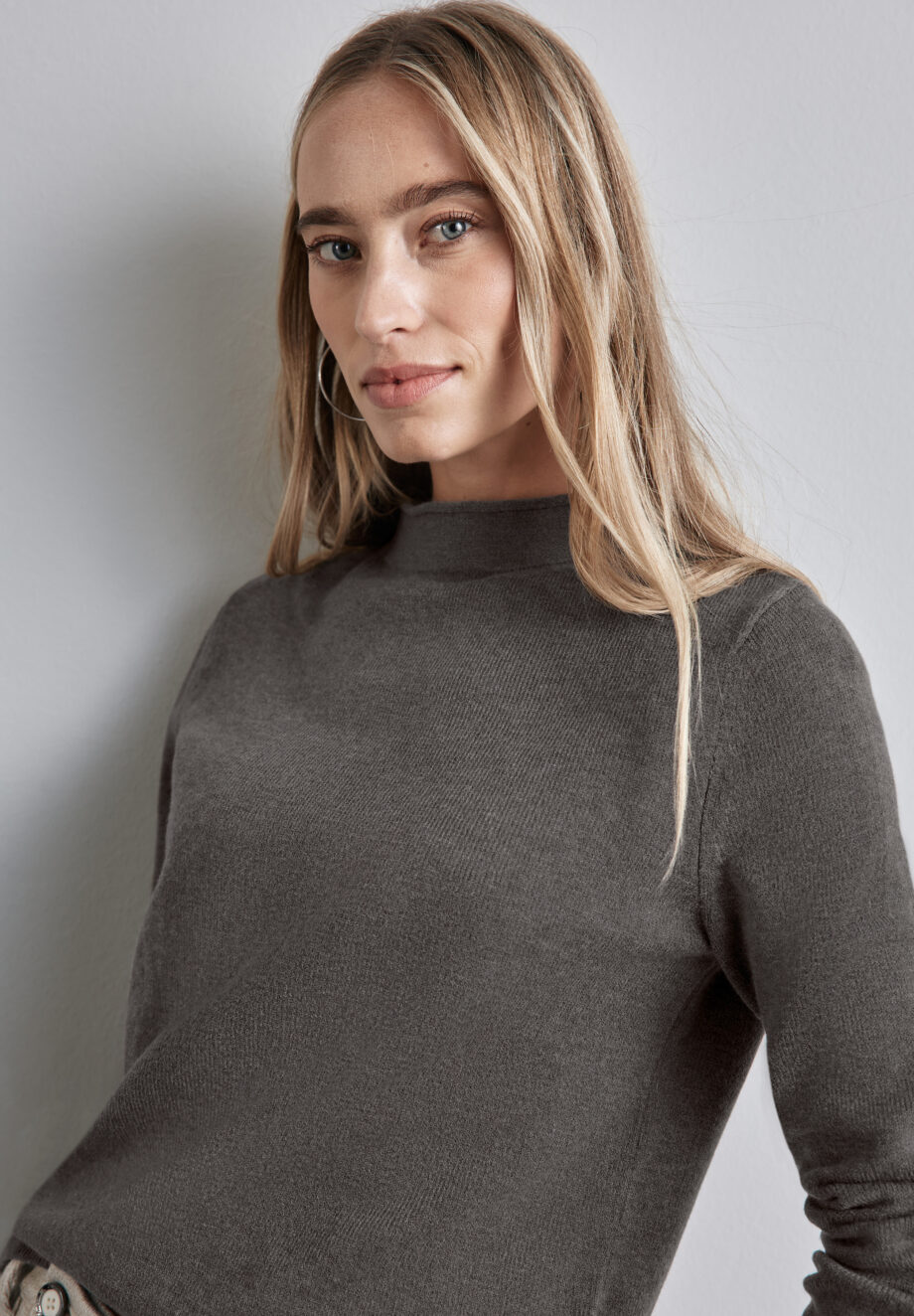 Street One - Pullover mit gerolltem Saum
