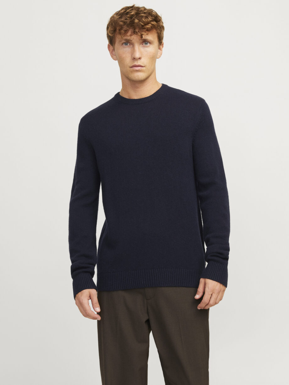 Jack & Jones - JPRCCLAMBSWOOL KNIT CREW NECK LN
