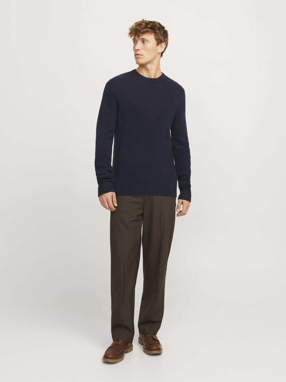 Jack & Jones - JPRCCLAMBSWOOL KNIT CREW NECK LN