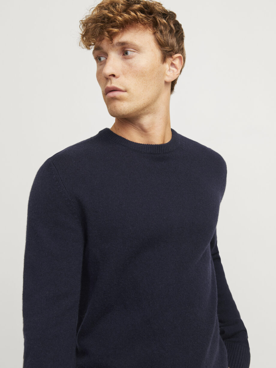 Jack & Jones - JPRCCLAMBSWOOL KNIT CREW NECK LN