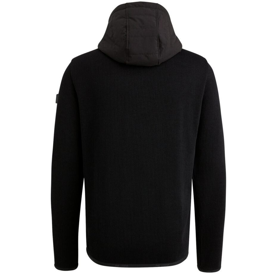 PME -  Zip jacket knit look mix