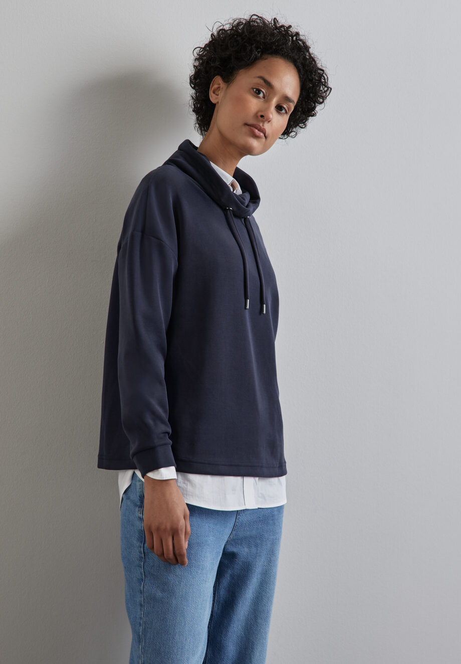 Street One - Shirt im Silk Look
