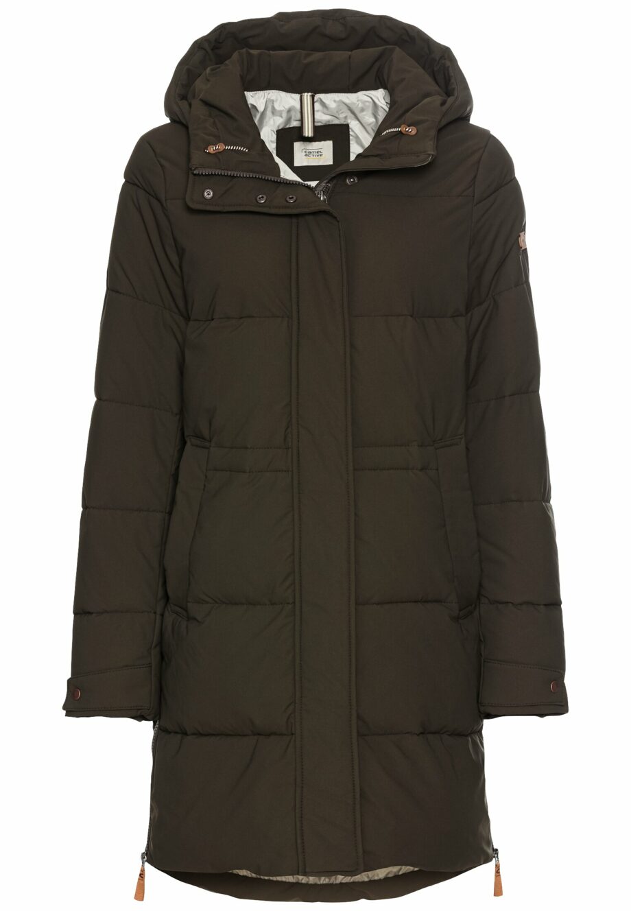 Camel - Gesteppte Jacke mit daunenartiger Füllung