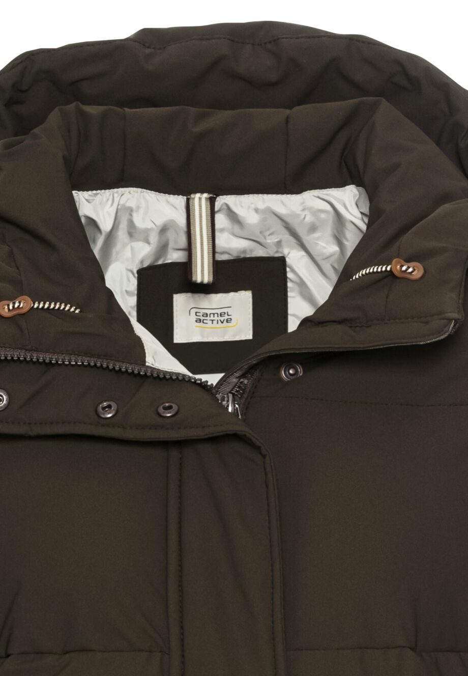 Camel - Gesteppte Jacke mit daunenartiger Füllung