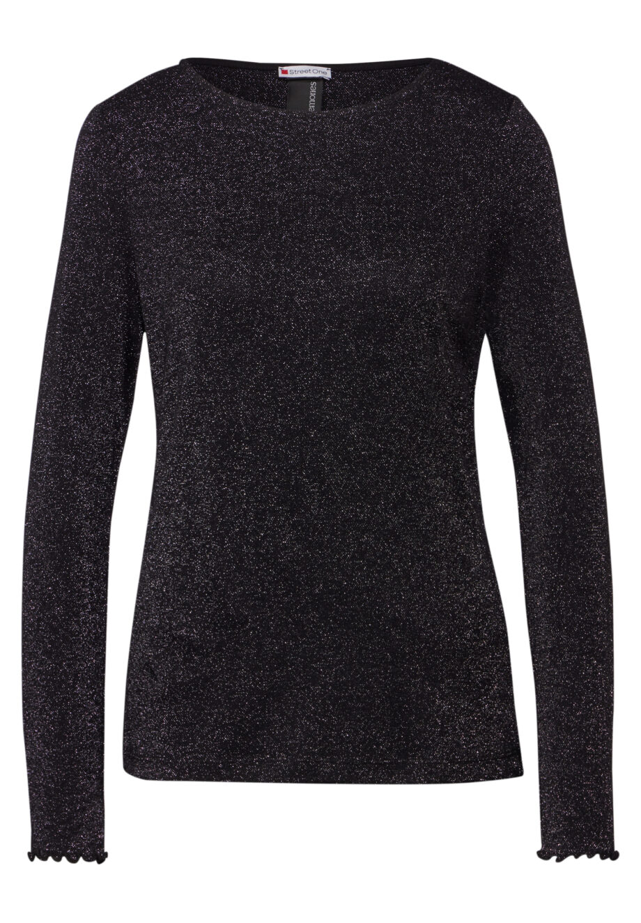 Street One - Glitzerndes Langarmshirt