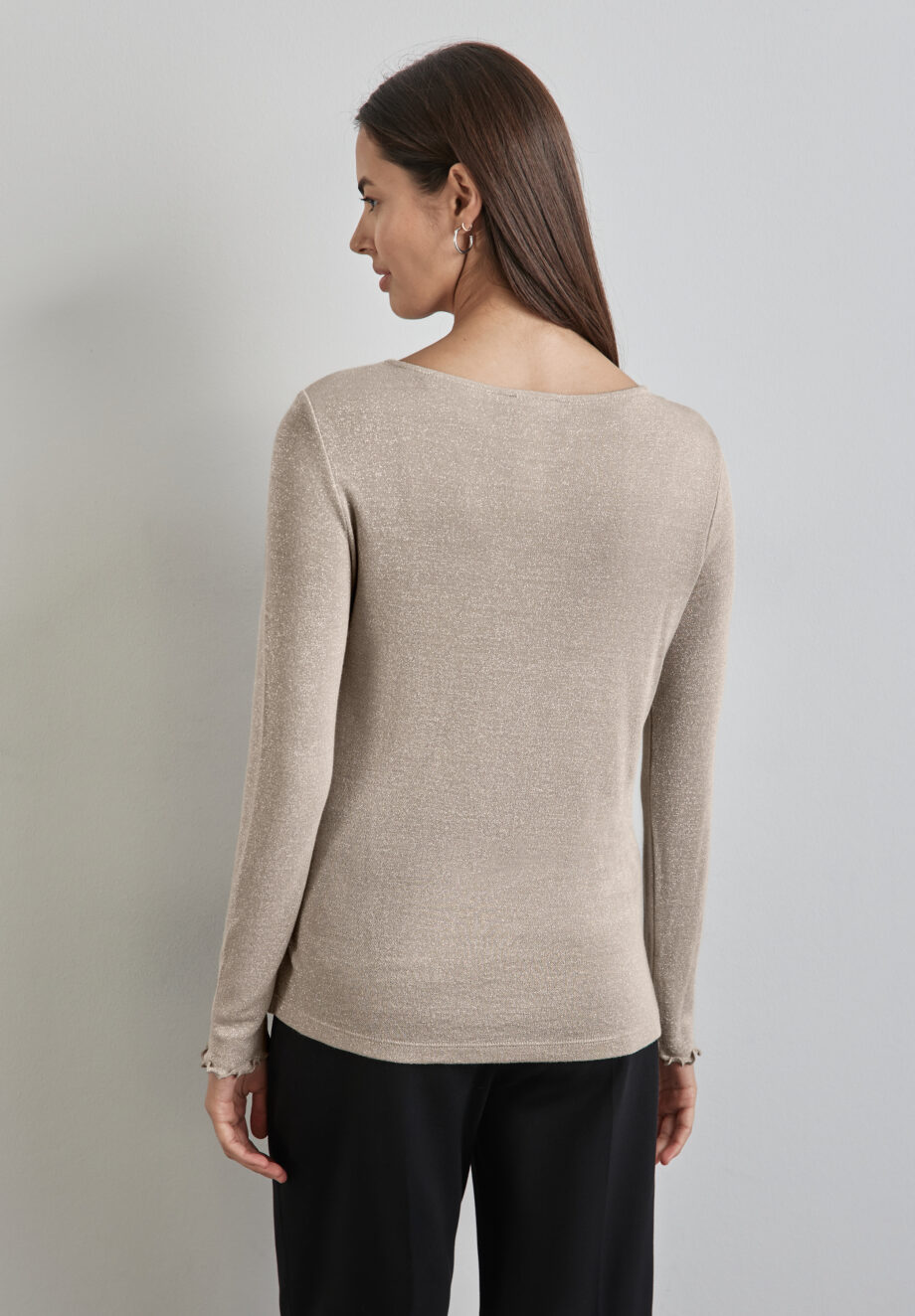 Street One - Glitzerndes Langarmshirt