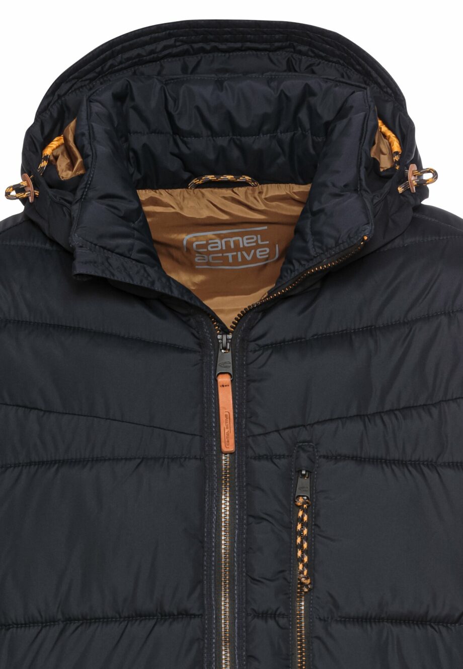 Camel - Steppblouson mit abnehmbarer Kapuze