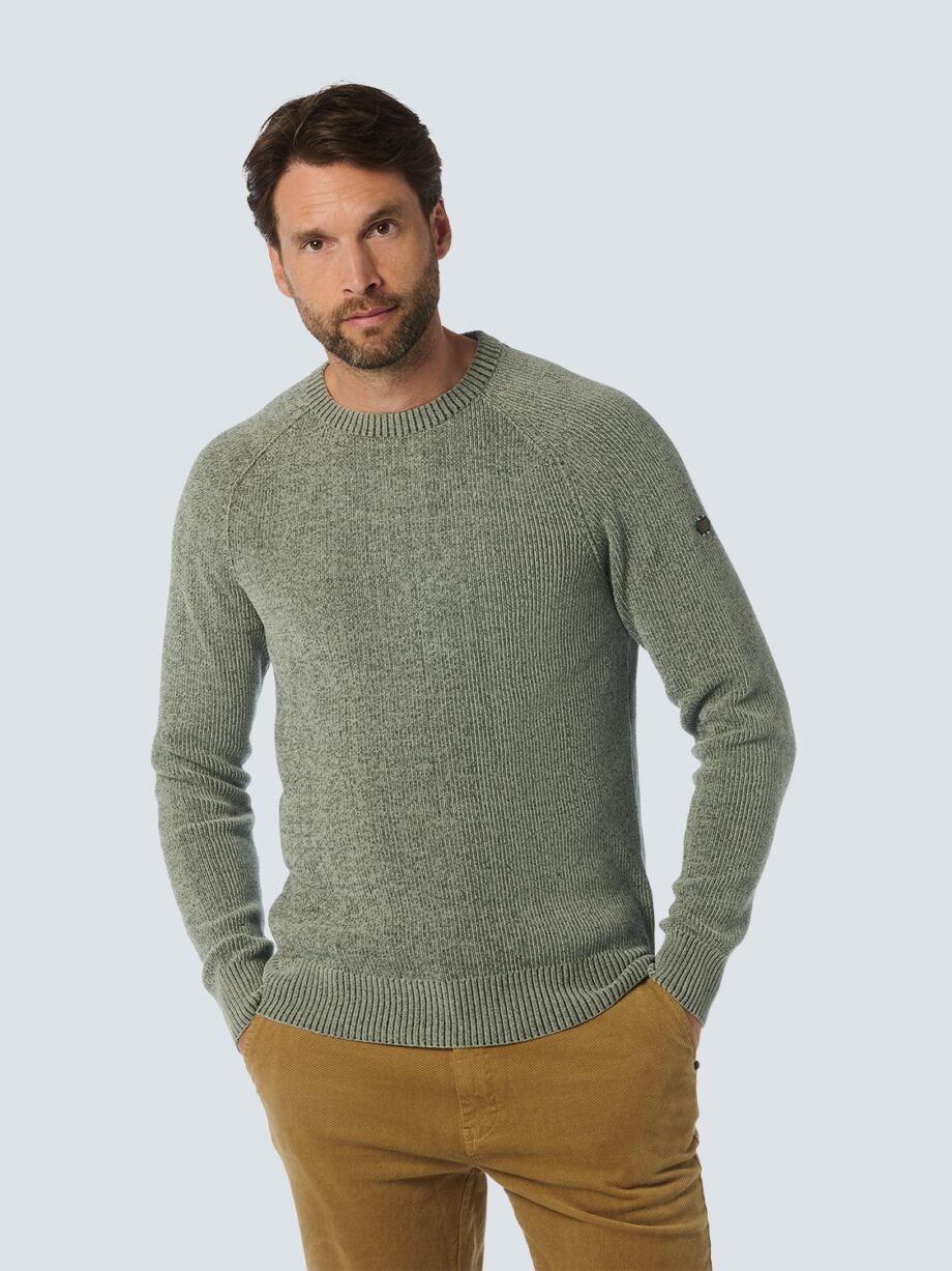NO EXCESS - Pullover Crewneck 2 Coloured Chenille