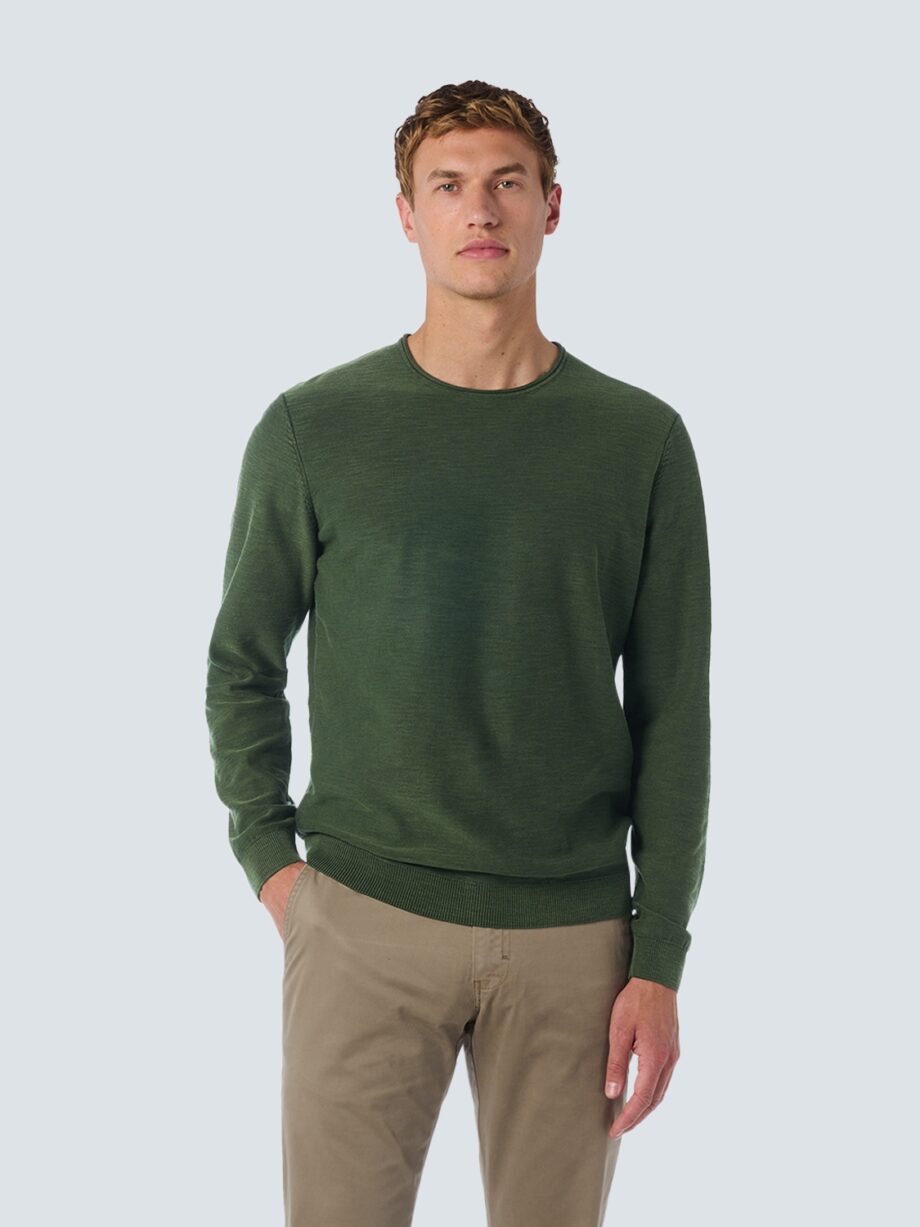 NO EXCESS - Pullover Crewneck Garment Dyed + Stone Washed