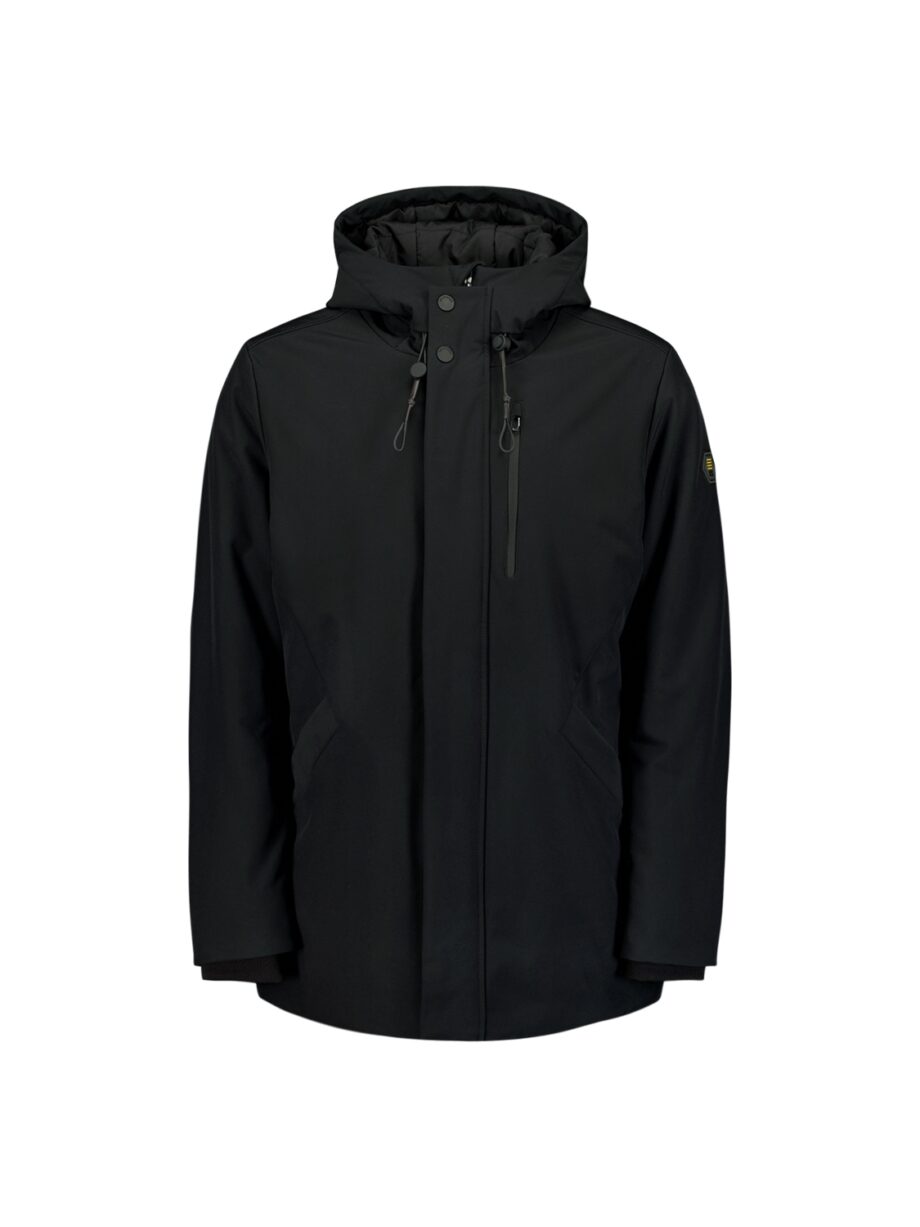 NO EXCESS - Jacket Medium Long Fit Hooded Softshell Stretch