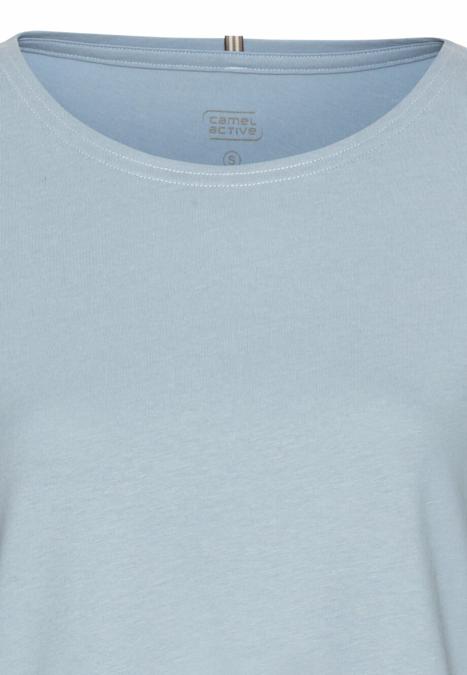 Camel - Rundhals Sweatshirt aus reiner Baumwolle