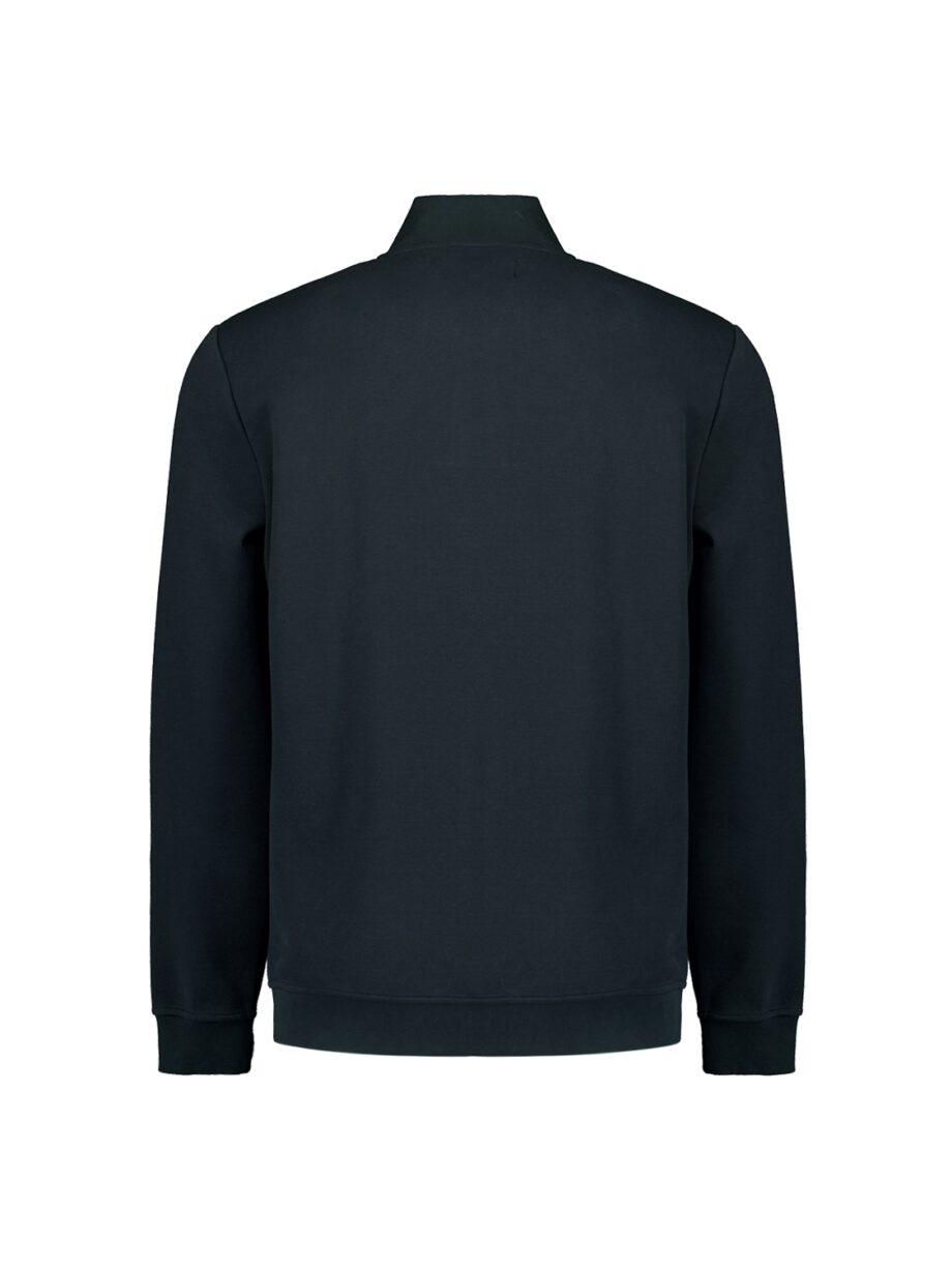 NO EXCESS - Sweater Full Zipper Pique Bomber