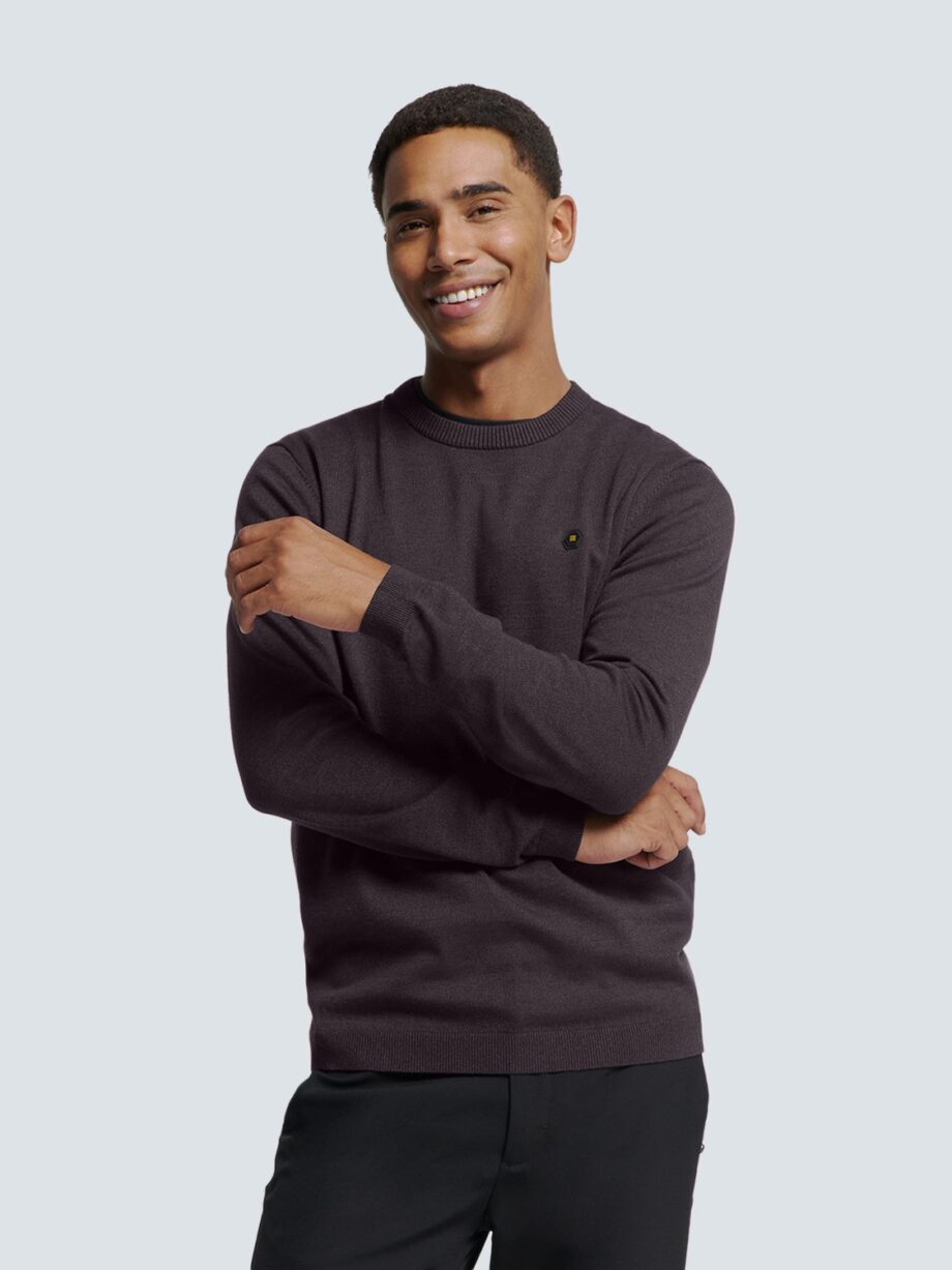NO EXCESS - Pullover Crewneck 2 Coloured Melange