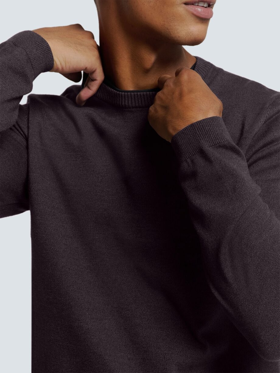 NO EXCESS - Pullover Crewneck 2 Coloured Melange