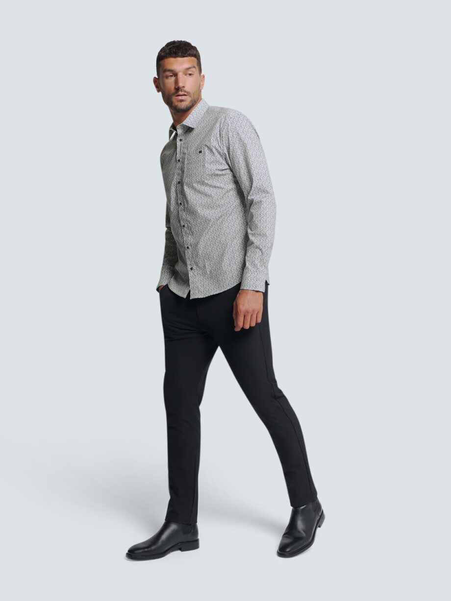 NO EXCESS - Shirt Stretch Allover Printed