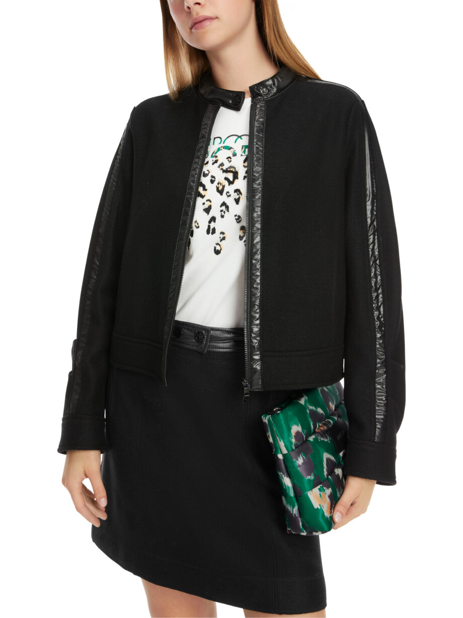 Marc Cain - Knitted in Germany Jacke mit Einsätzen