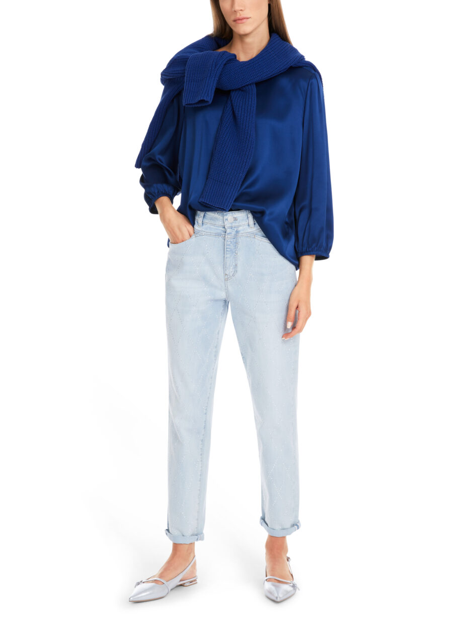 Marc Cain - Feminine Bluse in reiner Seide