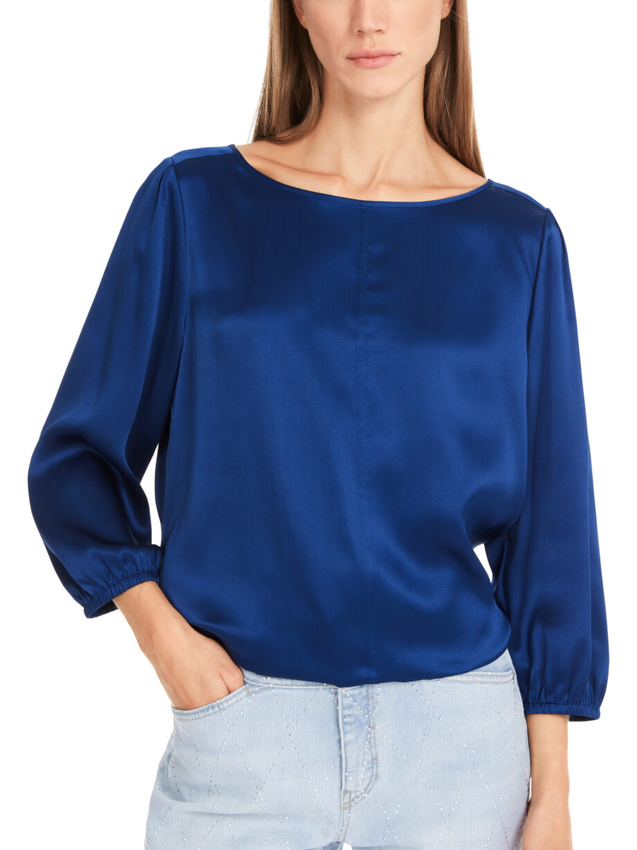 Marc Cain - Feminine Bluse in reiner Seide