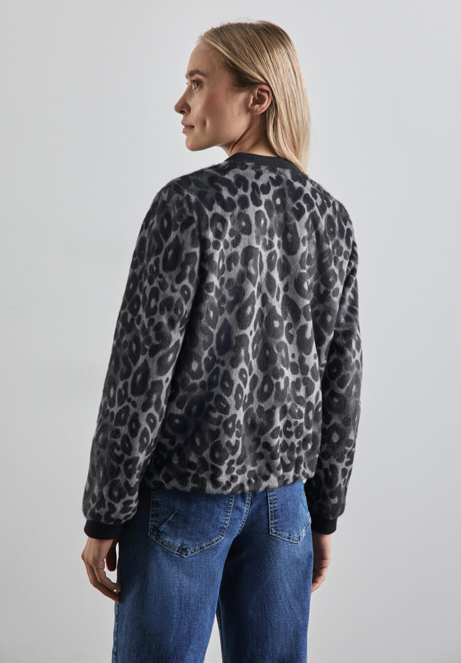 Street One - Blouson mit Leo-Muster